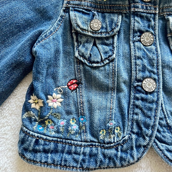 Gap Embroidered Denim Jacket - Picture 5 of 13